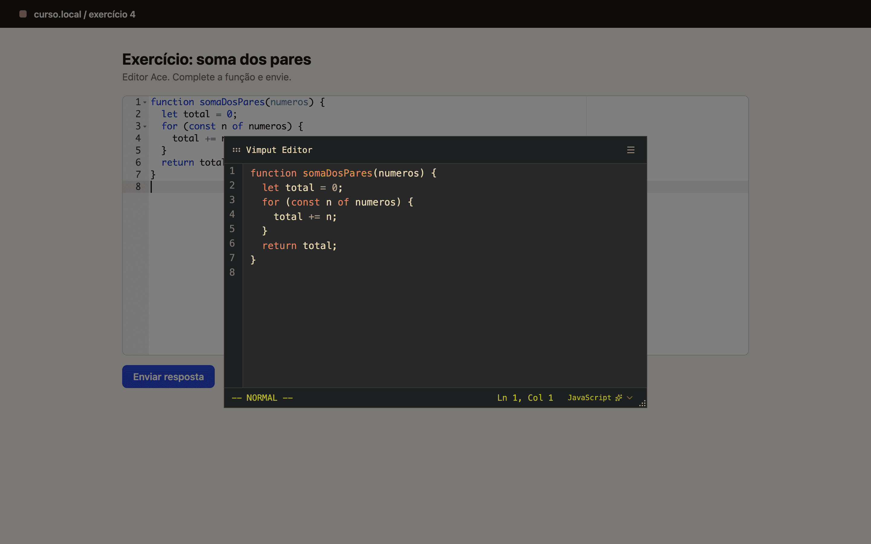 The same editor with the Gruvbox theme.